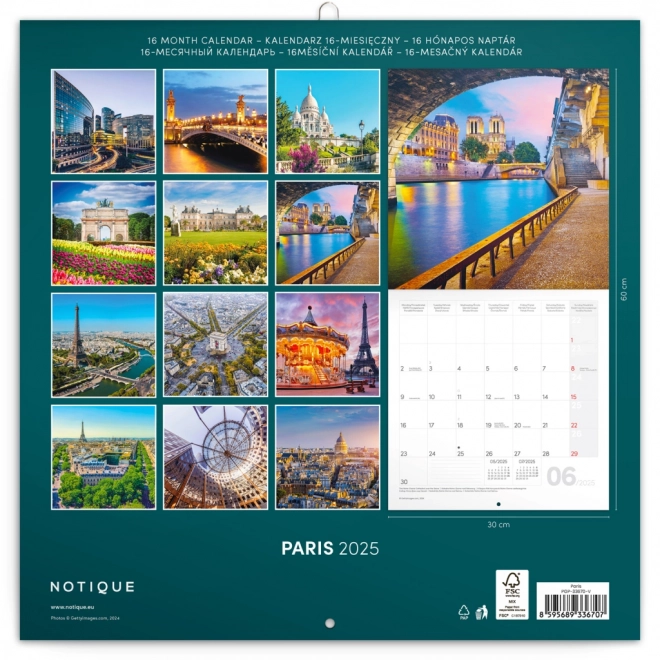 Calendario Notique Parigi 2025