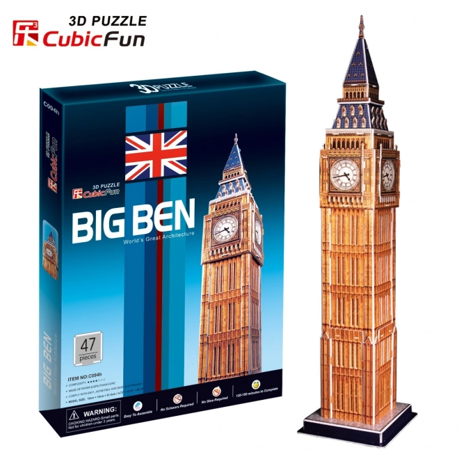 Puzzle 3D Big Ben di CubicFun