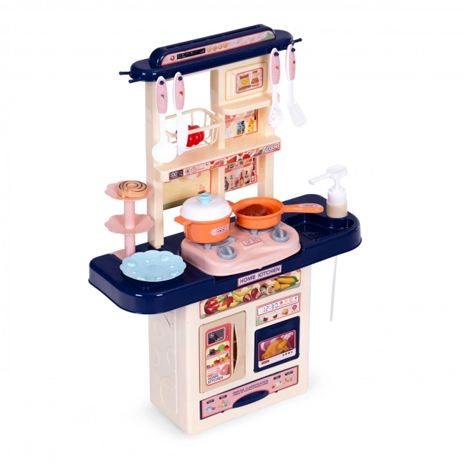 Cucina giocattolo per bambini con suoni e luci LED