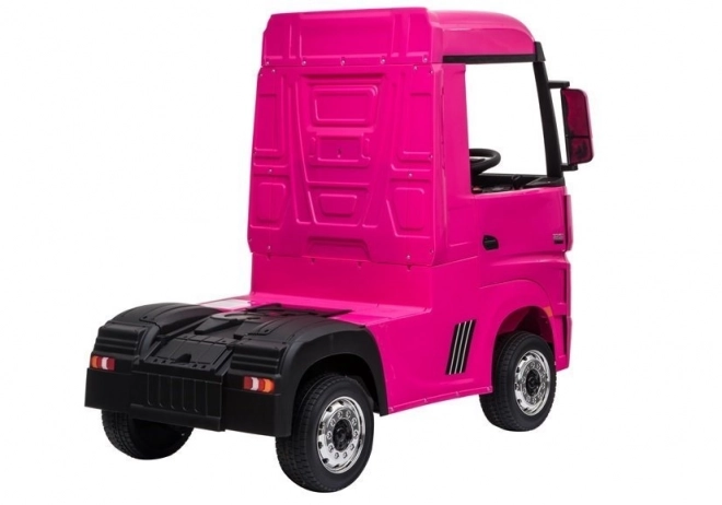 Auto elettrico Mercedes Actros rosa 4x4