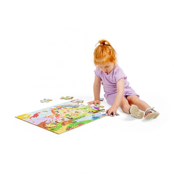 Puzzle Bigjigs Toys mondo magico