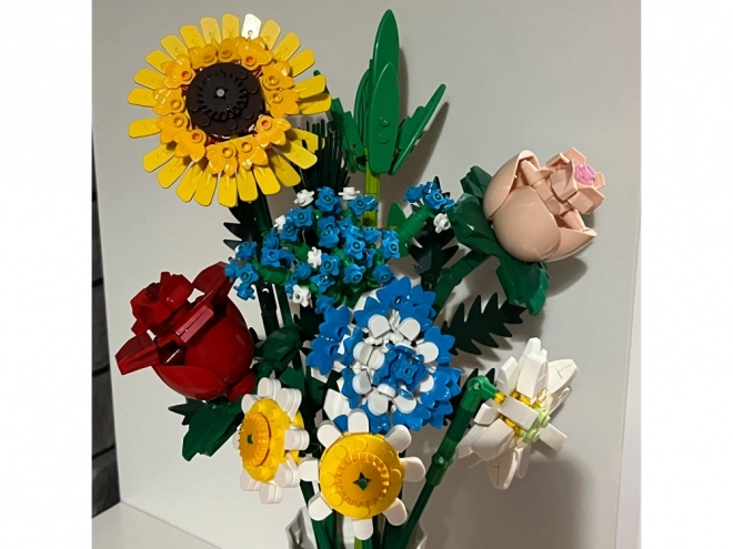 Kit tecnico di costruzione Fiori dei prati con vaso 618 pezzi