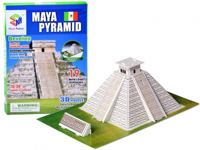 Piramide dei Maya Puzzle 3D