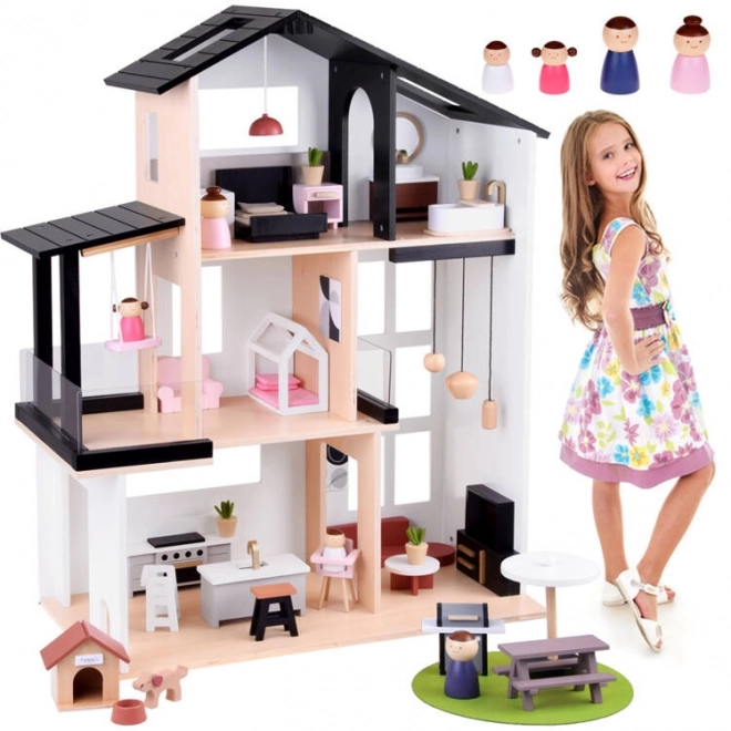 Dollhouse in legno Stile Loft con accessori