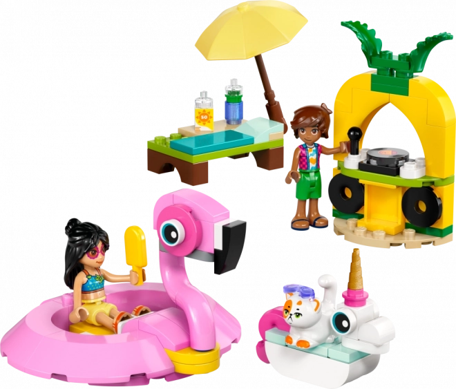 Lego Friends Divertimento in Piscina con Unicorno e Fenicottero