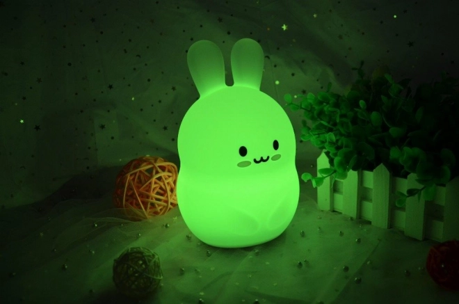 Lampada da notte in silicone a forma di gufo