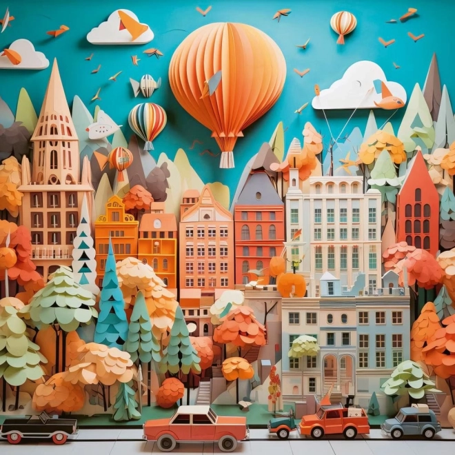 Heye Puzzle quadrato paesaggio urbano 1000 pezzi