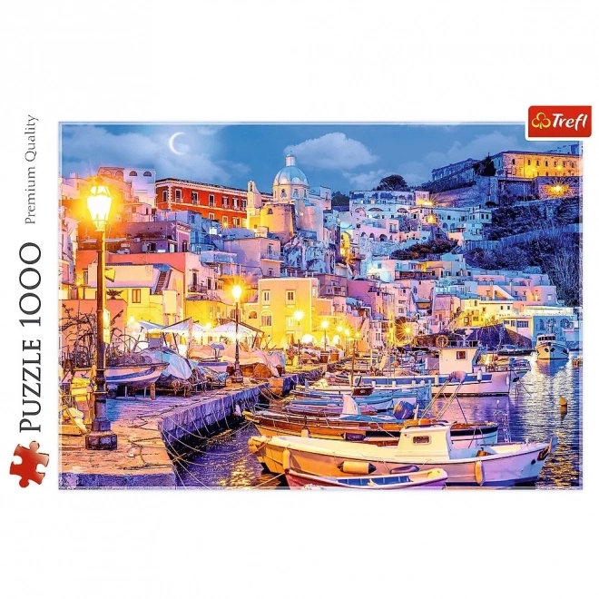 Puzzle 1000 pezzi Isola di Procida di notte Italia