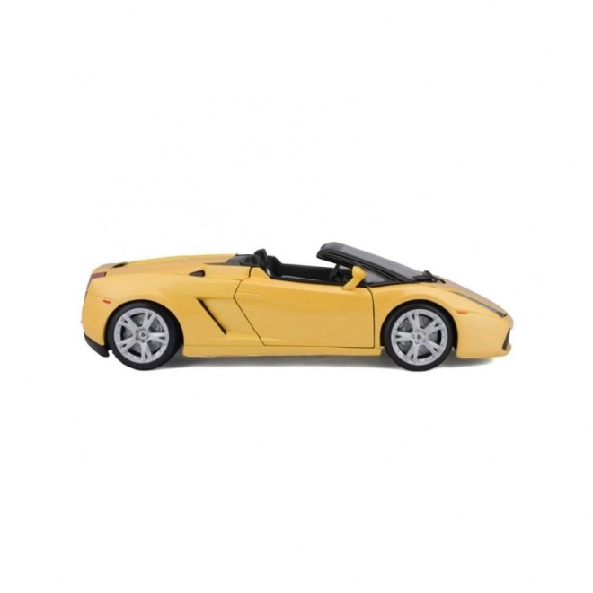 Lamborghini Gallardo Spyder Giocattolo Metallo Giallo Scala 1:18