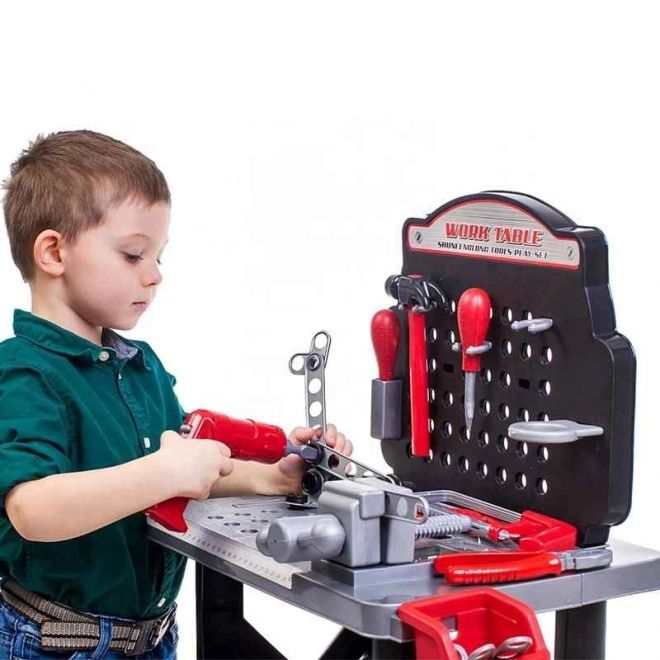 Grande banco da lavoro con strumenti per bambini Woopie