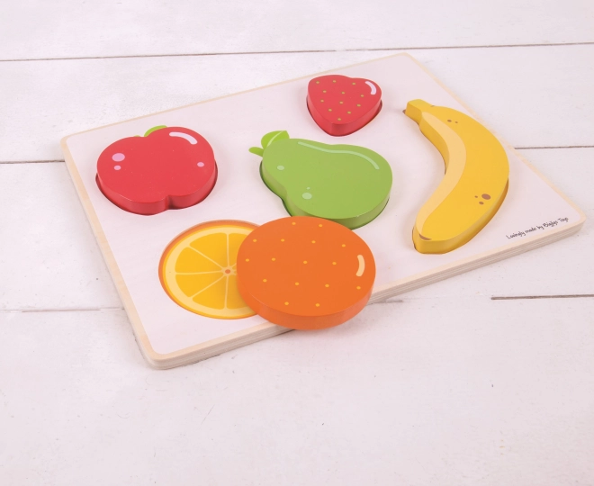 Puzzle in legno frutta Bigjigs Toys