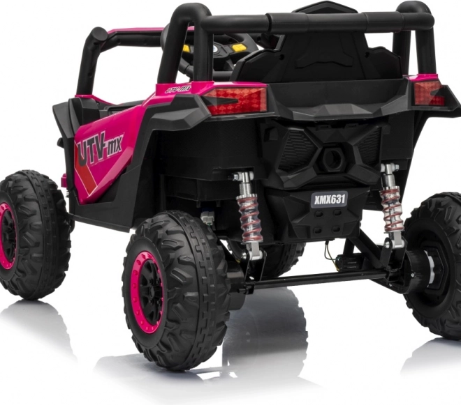 Auto elettrico per bambini Buggy Madman UTV-MX rosa