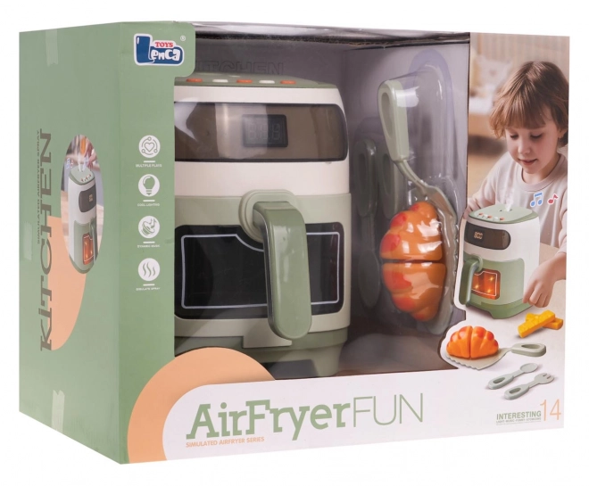 Airfryer interattivo giocattolo con accessori per bambini