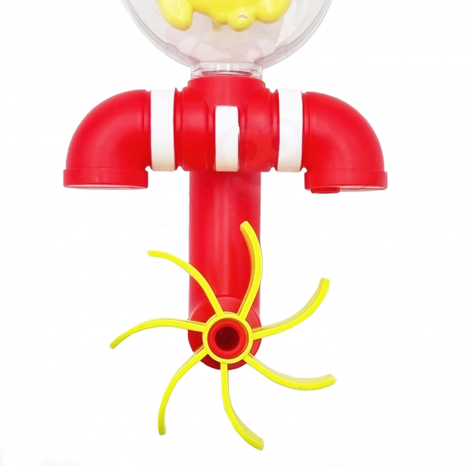 Giocattolo da bagno pinguino con ruota idraulica e tazza WOOPIE