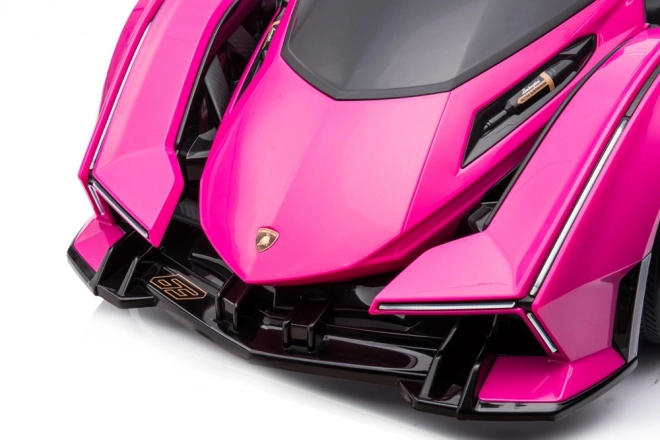 Auto elettrico per bambini Lamborghini GT nero – Rosa