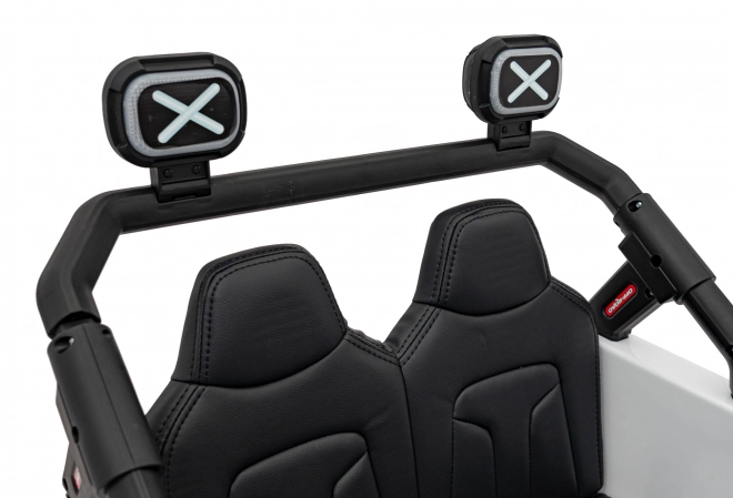 Auto elettrico per bambini fuoristrada Speed bianco