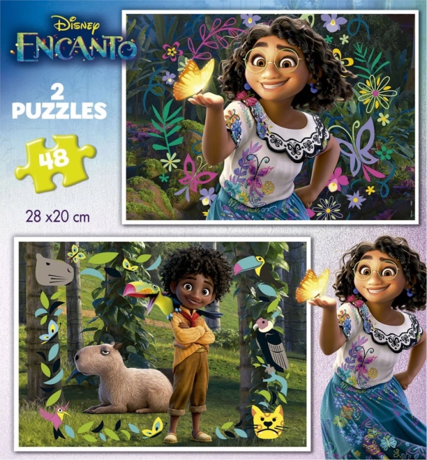 Puzzle Encanto - Set 2x48 pezzi