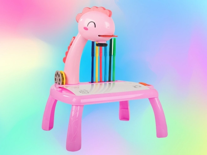 Tavolo da Disegno Didattico per Bambini con Proiettore