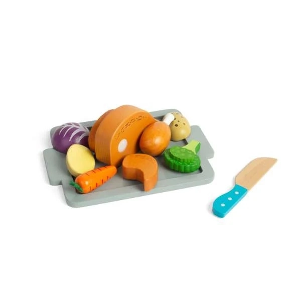 Set da Cucina Bigjigs Toys Pollo Arrosto con Verdure