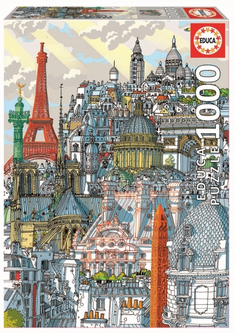 Puzzle Parigi 1000 pezzi