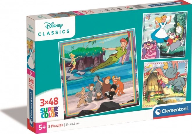 Puzzle Clementoni 3x48 pezzi - Classici Disney II