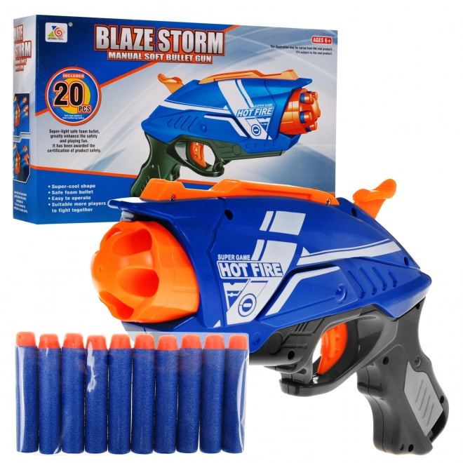 Pistola Manuale per Bambini 6+ Blaze Storm