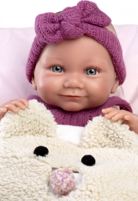 Bambola realistica neonato Llorens Bambina - corpo in vinile, 40 cm