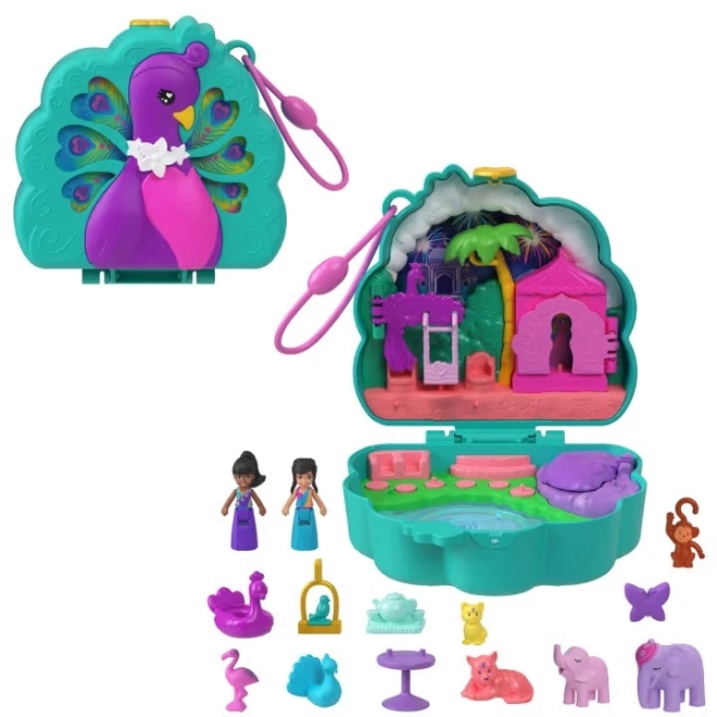 Giardino del pavone Polly Pocket set compatto