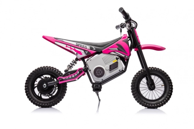 Moto cross rosa a batterie