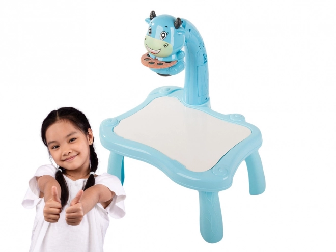 Tavolo da disegno educativo con proiettore per bambini