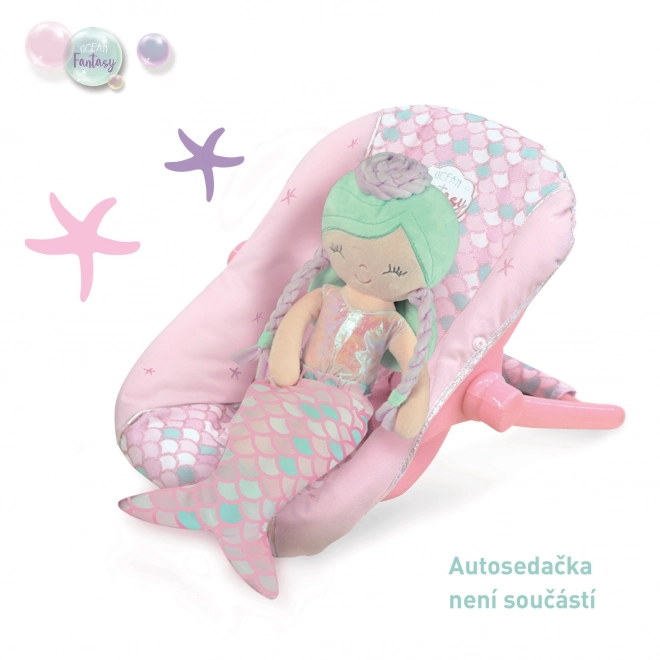 Bambola di peluche Ocean Fantasy di DeCuevas - Sirena trasformabile