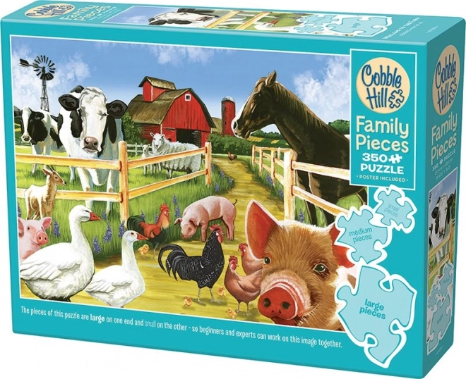 Puzzle famigliare Benvenuti alla fattoria 350 pezzi