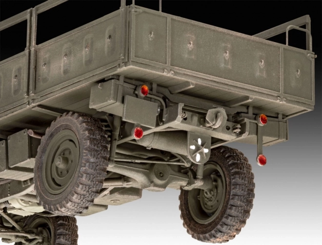 Modello di veicolo in plastica UNIMOG 404 S 1/35