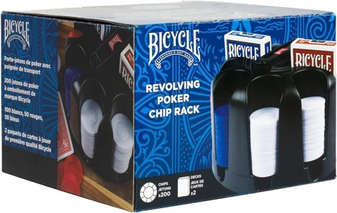 Portachip girevole per poker Bicycle