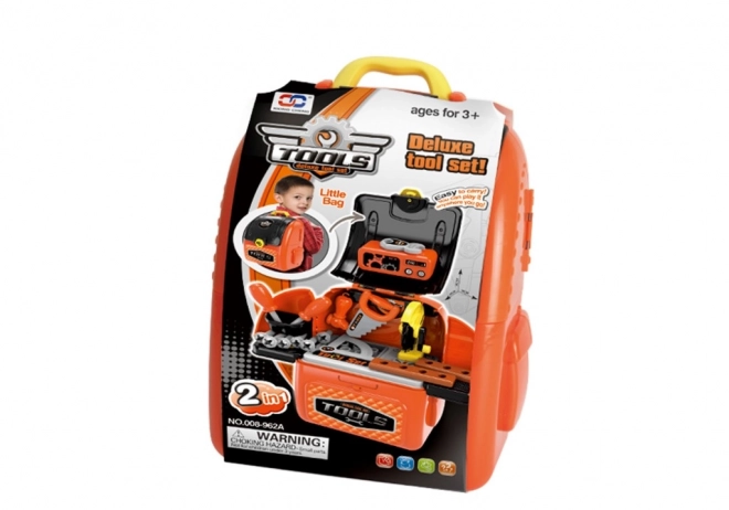 Set di utensili per bambini nello zaino