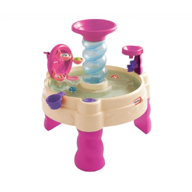 Ruota ad acqua e elementi interattivi
