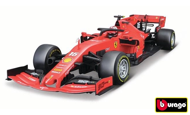 Modellino Ferrari SF90 F1 2019 di Leclerc