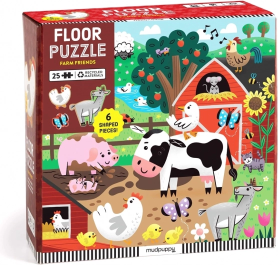 Mudpuppy puzzle da pavimento Amici della fattoria