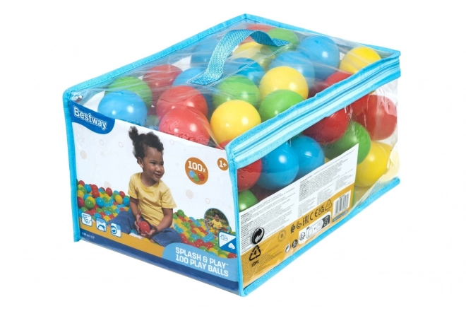 Set di 100 Palline Colorate Bestway con Borsa