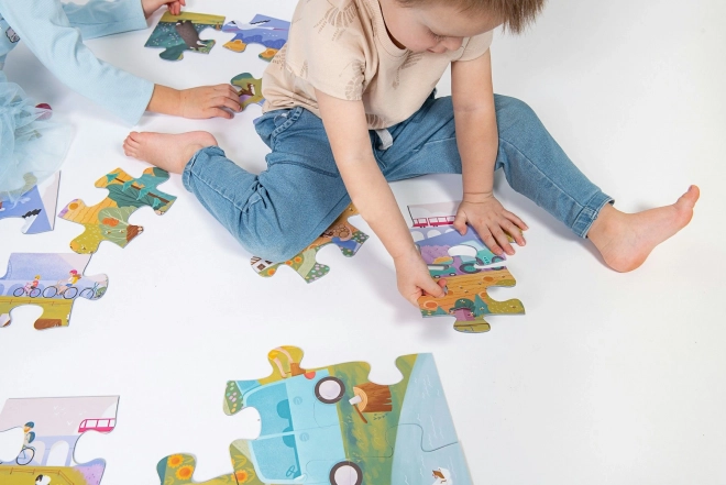 Puzzle Giganti Na výletě per Bambini