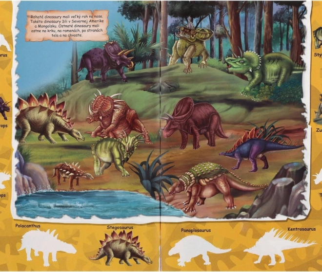 Libro Con Adesivi Dinosauri 2a Edizione