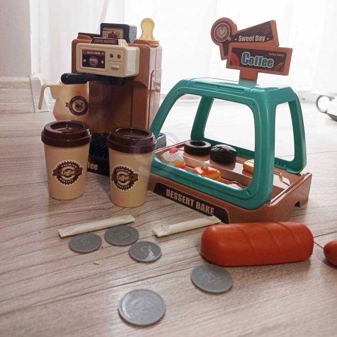 Caffettiera con vetrina per dolci Woopie