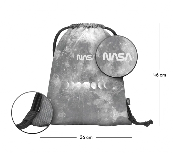 Astuccio Scolastico NASA Grigio