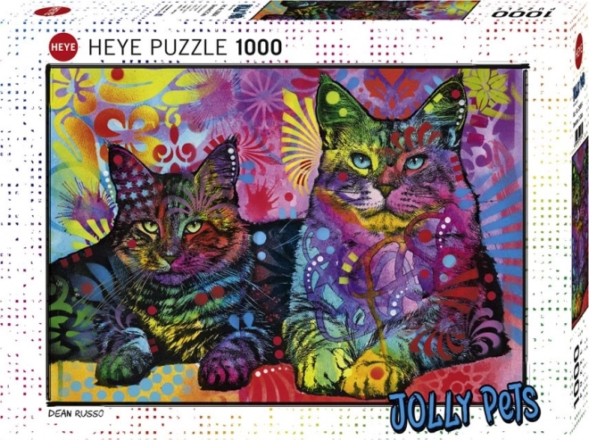 Puzzle Jolly Pets dedicato ai gatti 1000 pezzi