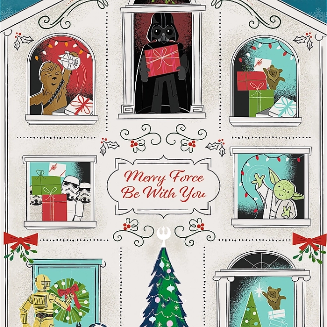 Puzzle Star Wars: Merry Force Be With You 1000 pezzi