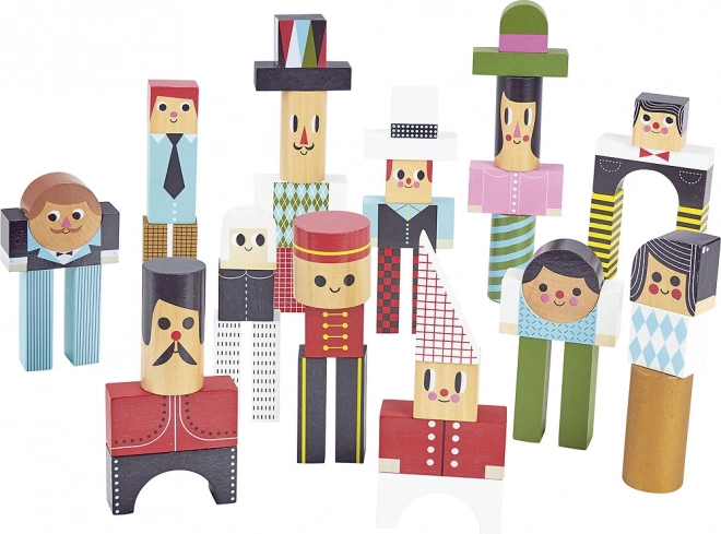 Blocchi di Legno Personaggi Vilac