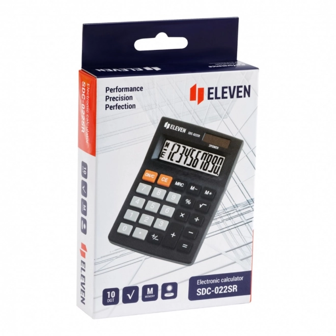 Calcolatrice da ufficio Eleven nera