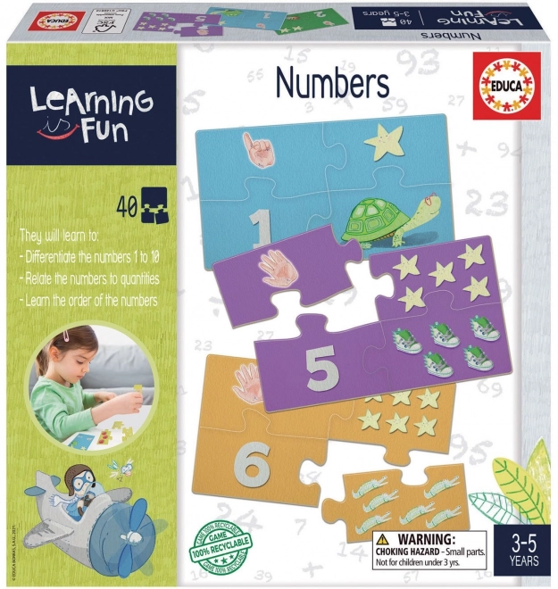 Puzzle educativo Educa: Imparare è Divertente - Numeri