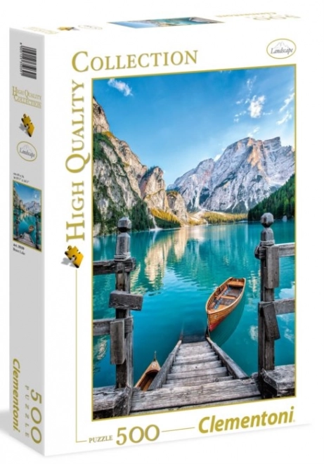 Puzzle Clementoni Lago di Braies, Italia 500 Pezzi