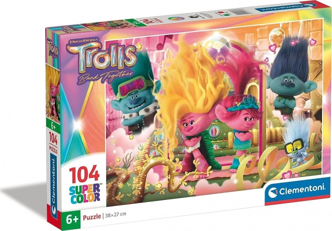 Puzzle SuperColor CLEMENTONI Trolls